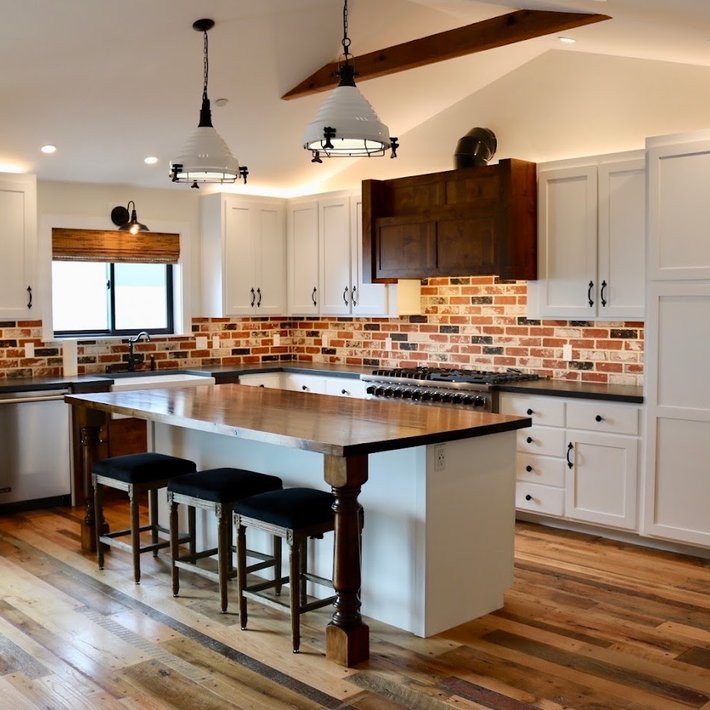 Bright kitchen lighting project completed by LoDolce Electric