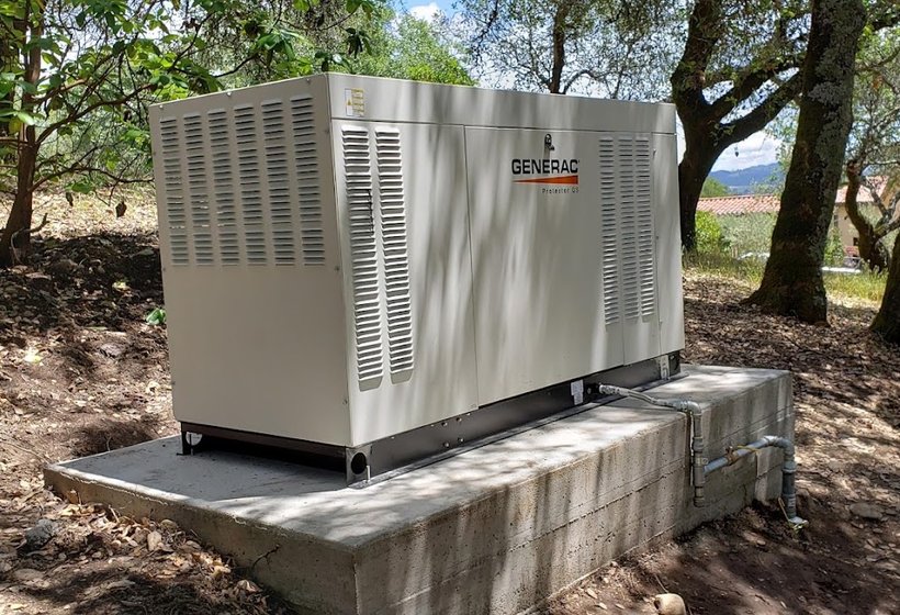 Generac standby generator installed by LoDolce Electric
